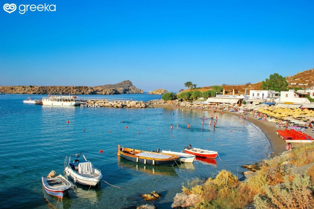 Villa Euphrosyne Lindos  Luaran gambar